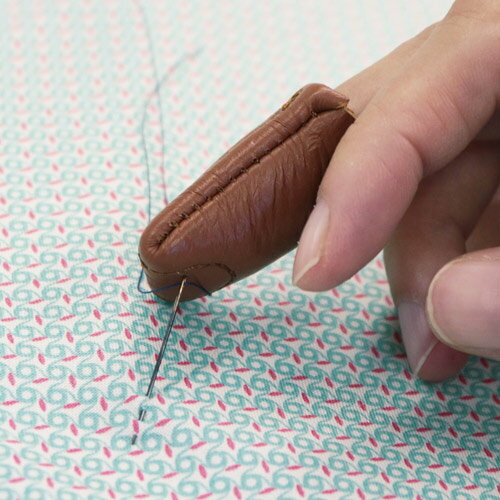 クロバー　皮シンブル＜ソフト＞S（指ぬき）