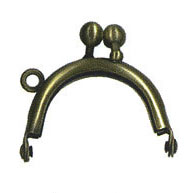 イナズマ　丸型　小物がま口　口金　幅4cm　BK-377