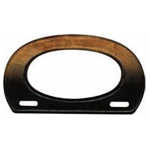 イナズマ　木工持ち手　手さげタイプ　横幅18cm　BR-1803