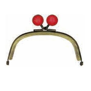 イナズマ　マットボール　玉付口金（アンティークゴールド）　幅10cm　BK-1007AG