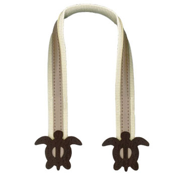 イナズマ　アクリルテープ×合成皮革持ち手　手さげタイプ　40cm　YAT-4092