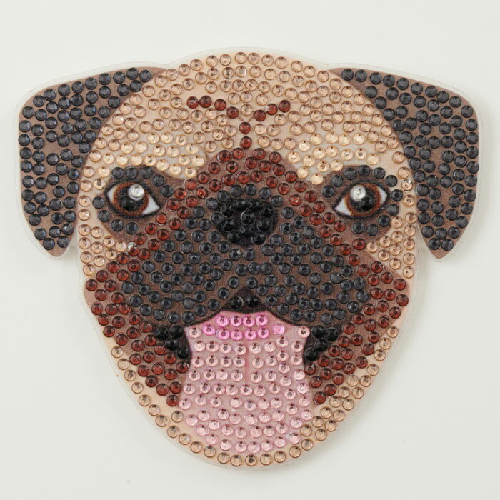 Rakuten - DIAMOND FIX（ダイヤモンドフィックス） 犬 Dog（E） コースターキット　ダイヤモンドアート