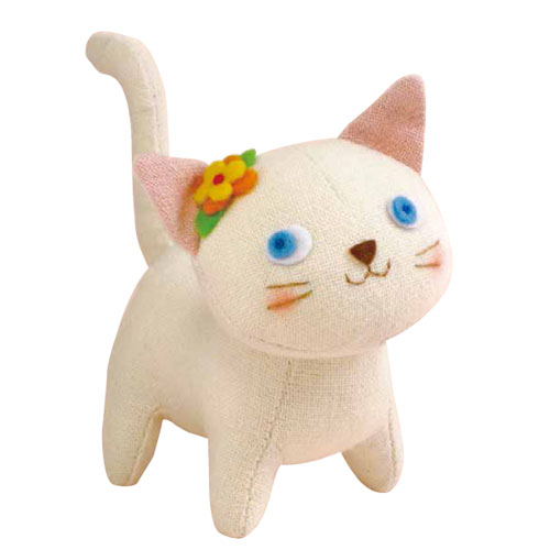オリムパス　おしゃまな子猫（シロ）　ぬいぐるみキット