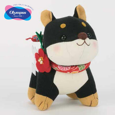 オリムパス　福招き犬　黒柴（ぬいぐるみキット）