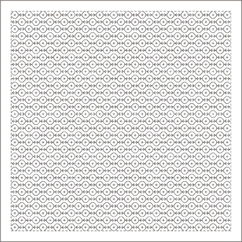ダルマ(横田) 刺し子ふきん 一目刺し シロツ...の紹介画像2