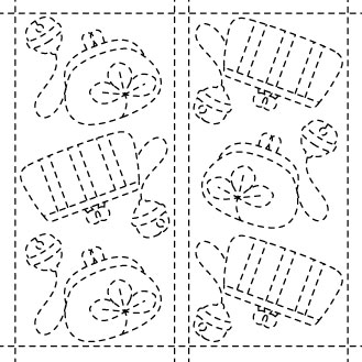 Rakuten - オリムパス　刺し子　花ふきん　布パック　鈴とがま口　白（糸別売り）