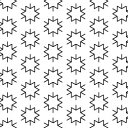 オリムパス 刺し子 花ふきん 布パック こんぺいとう 白(糸別売り)