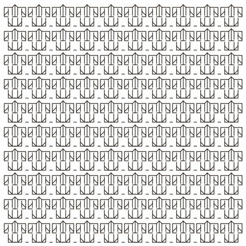 オリムパス　刺し子　一目刺しの花ふきん　布パック　着物　白（糸別売り）