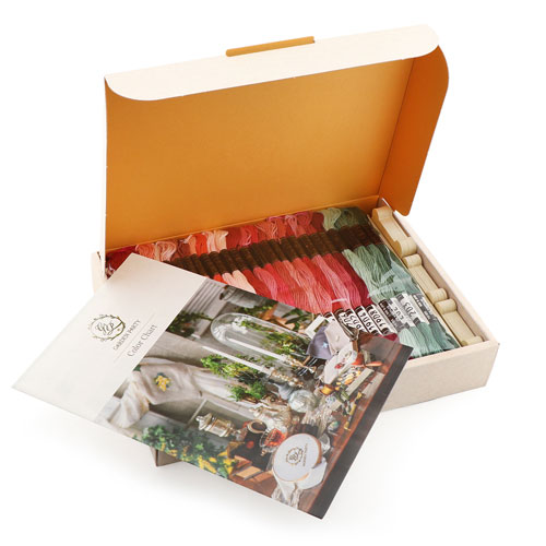 オリムパス　GARDEN PARTY(ガーデンパーティ)　刺しゅう糸セット　スプール付き　ハーブガーデン　100..