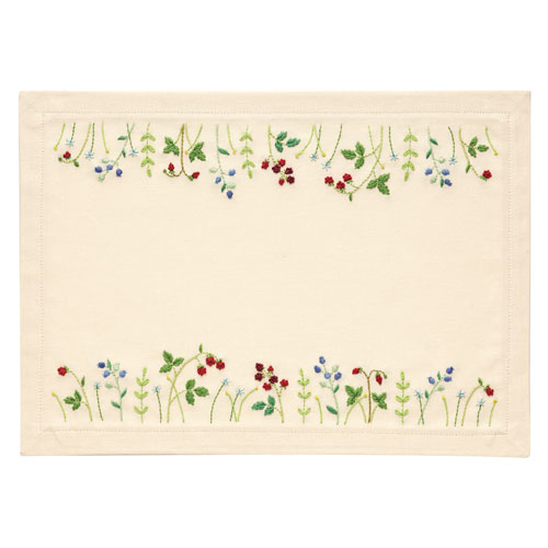 オリムパス　フランス刺しゅうキット　ベリー（ティーマット）