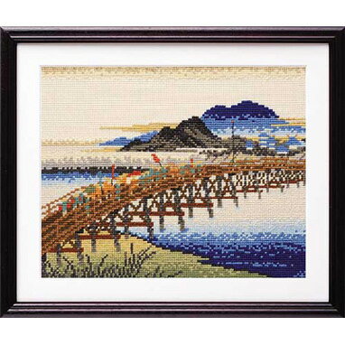 Rakuten - オリムパス　刺しゅうキット　広重画 岡崎（矢矧之橋）