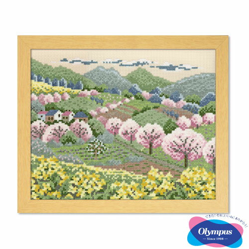 Embroidery - オリムパス　刺繍キット　オノエ・メグミ　木々の彩り　田園の春