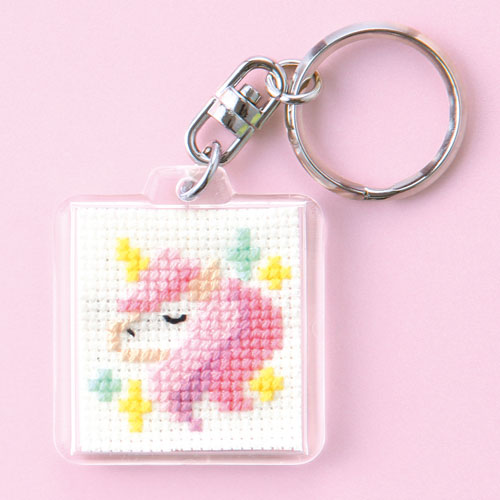 オリムパス キーリング刺繍キット ファンシーカラーズ
