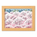【専用フレーム付】オリムパス 刺しゅうキット 12ヶ月の小さな花風景 4月 桜山景色