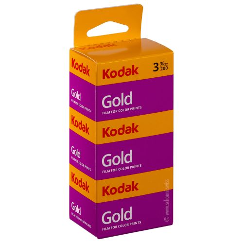 Kodak (コダック) Gold 200 135 36枚撮 カラーネガフィルム 3本 【使用期限：2027年1月】