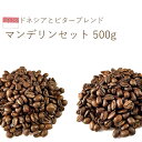 丘の上珈琲 コーヒー豆 マンデリン セット 500g (各250g) レギュラーコーヒー スペシャルティ シングルオリジン オリジナルブレンド 自社焙煎 専門店...