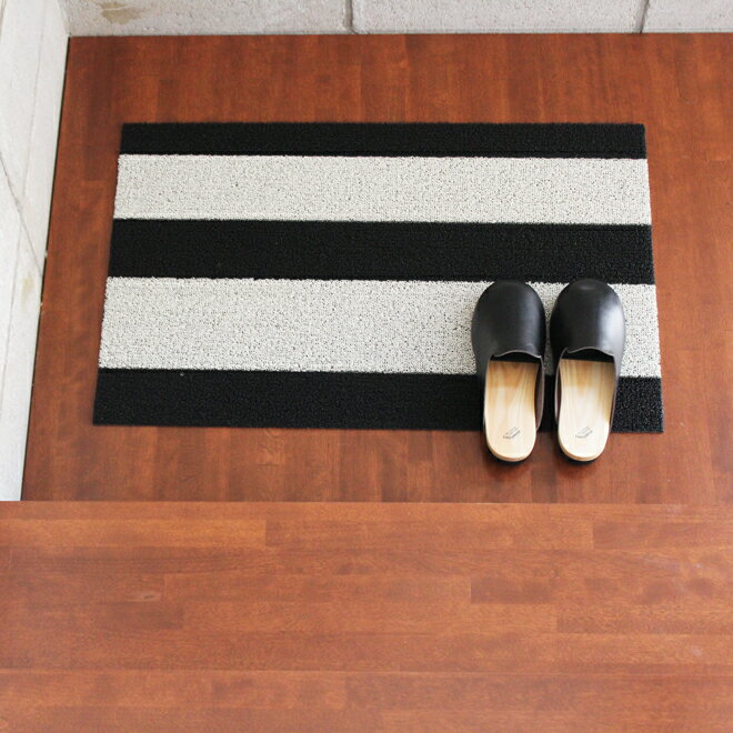 チルウィッチ 玄関マット 46.0×71.0cm Shag Bold Stripe 1