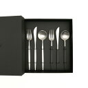 クチポール GOA ホワイトシルバー×ブラックシルバー ディナー 6本 ギフトセット 専用ギフトボックス入り 正規品