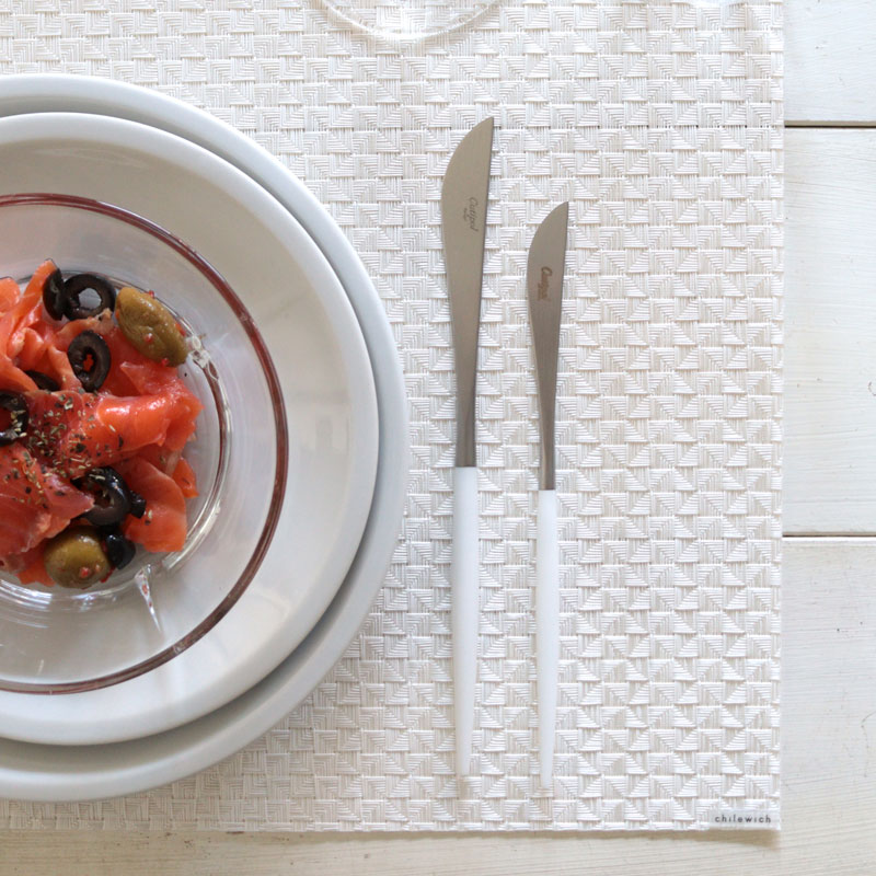 クチポール GOA ホワイトシルバー ディナーナイフ 正規品