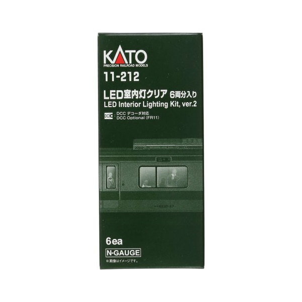 KATO Nゲージ LED室内灯クリア 6両分入 11-212 鉄道模型用品_0