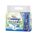 【まとめ買い】ムーニー おしりふき やわらか素材 純水99% 詰替 640枚(80枚×8)【×3個】