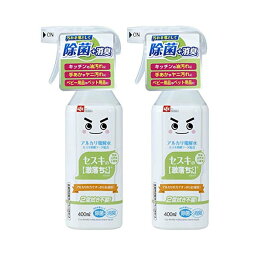 レック セスキの激落ちくん 400ml×2本セット (洗浄・除菌・消臭) アルカリ電解水 安心 安全 2度拭き不要