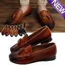【2cm アップ↑】 ハンドメイド 牛革 2cmアップ!ローファー ビジネスシューズ メンズシューズ カジュアル 紳士靴 フリンジ ローカット タッセルローファー(4)