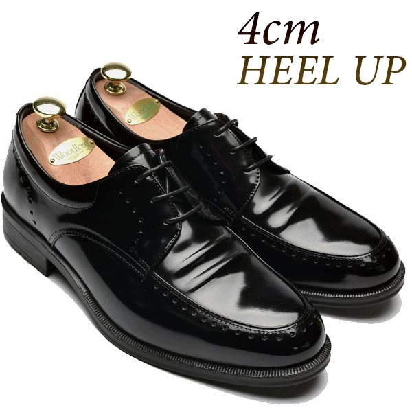 【4.0m 身長UP】ビジネスシューズ メンズ ビジネス ユーチップ レースアップ ビジネスシューズ メンズ シークレットシューズ 紳士靴 メンズ ヒールアップ 靴