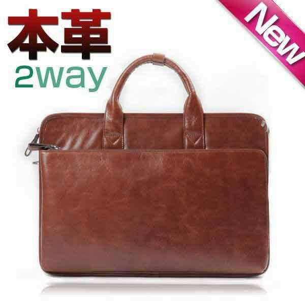 乐天商城 - ビジネスバッグ メンズ 本革 天然牛革 オイルレザー 使用 2way 斜め掛け ブリーフケース