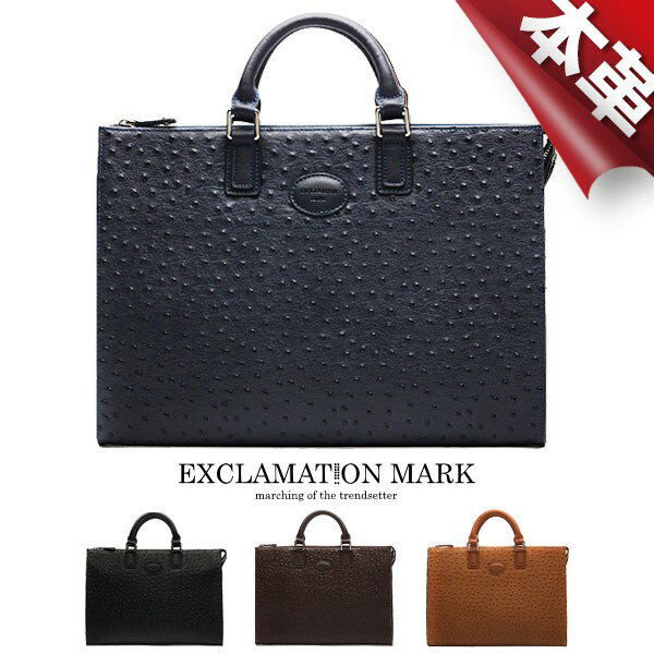 【美品】Ostrichi オーストリッチ ブリーフケース ビジネスバッグ ☆オーストリッチ☆ビジネスバッグ ブリーフケース ブラック黒
