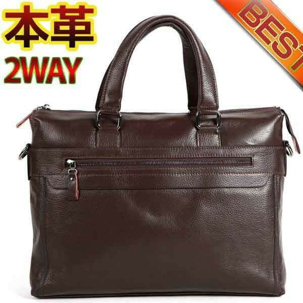 Rakuten - 【在庫処分セール】ビジネスバッグ メンズ 本革　A4 2way ブランド 人気 メンズ 軽量 レザー