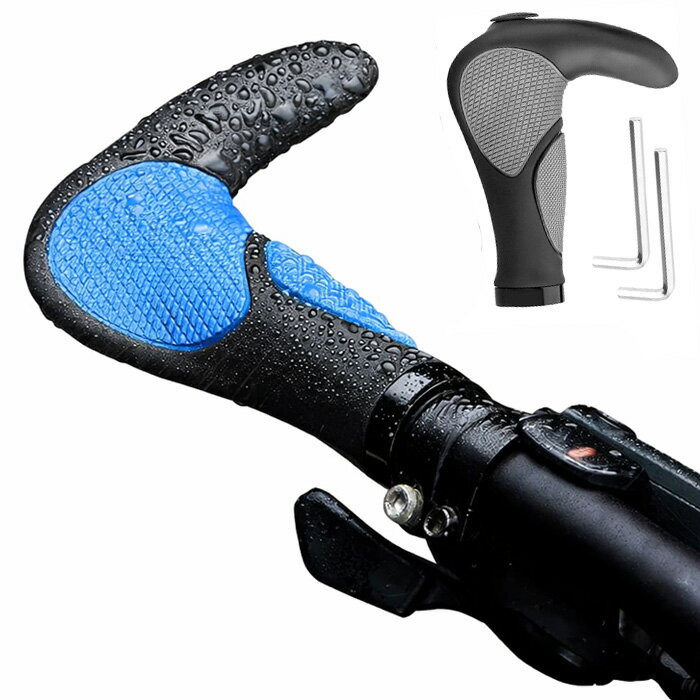 自転車グリップ ロックオン グリップ クロスバイク クロスバイク mtb 自転車 左右セット