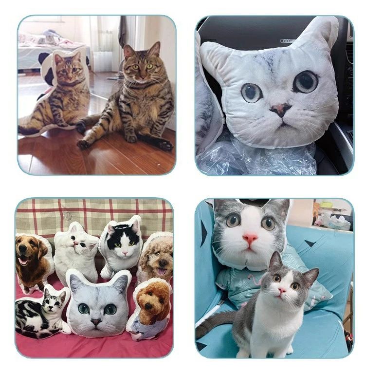 写真入れ オーダーメイドペット写真クッション ...の紹介画像2