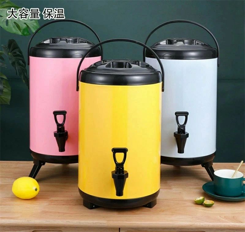Rakuten - ドリンクサーバー ウォーターサ 10L お茶 大容量 保温 ハンドル付き ドリンク アウトドア 真空 保冷 ステンレス 花見 ピッチャー 蛇口