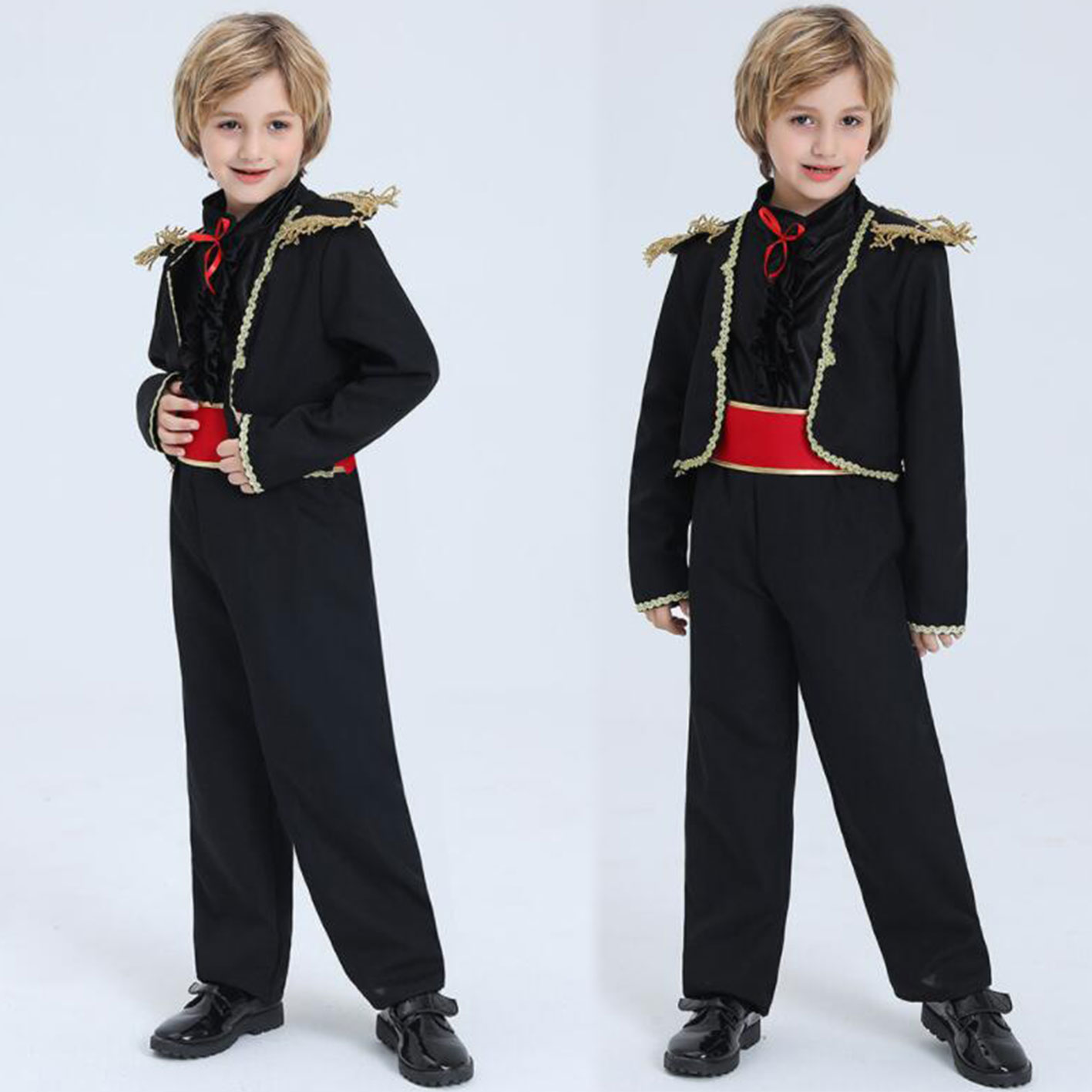 子供用コスチューム 王子様コスチューム 子供用コスプレ衣装 ハロウィン衣装 ハロウィンコスチューム 闘牛士 cosplay 舞台衣装 仮装 舞台劇 イベント 変装 学園祭 お芝居 舞台衣裳 可愛いコスチューム ハロウィンパーティー イベント