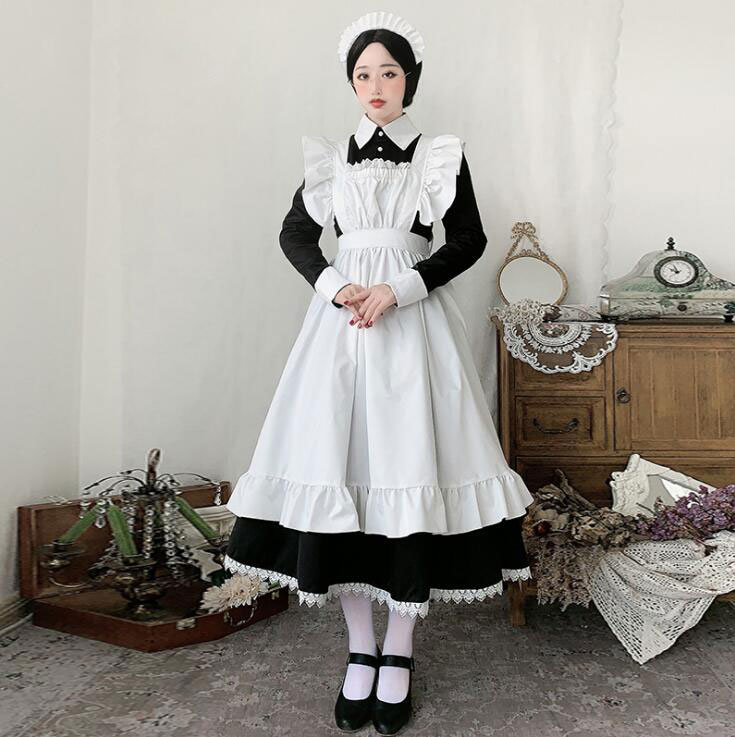 かわいいメイド服 ロング丈 大人コスチューム コスプレ ハロウィン衣装 ワンピース ウェイトレス キュット 舞台衣装 ダンス衣装 仮装 女装 上質 メイド服 メイドコスチューム 余興 半袖 長袖 ロングワンピース 本番的メイド服 萌え M 4l メイド喫茶 エレガント 学園祭 かわいいメイド服 ロング丈 大人コスチューム コスプレ ハロウィン衣装 ワンピース ウェイトレス キュット 舞台衣装 ダンス衣装 仮装 女装 上質 メイド服 メイドコスチューム 余興 半袖 長袖 ロングワンピース 本番的メイド服 萌え M 4l メイド喫茶 エレガント 学園祭