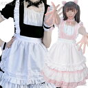 メイド服 メイドコスチューム 定番 ショート丈 半袖ワンピース スクエアネックライン レディースコスチューム メイド喫茶 メイドワンピース メイド服 ウェイトレ...