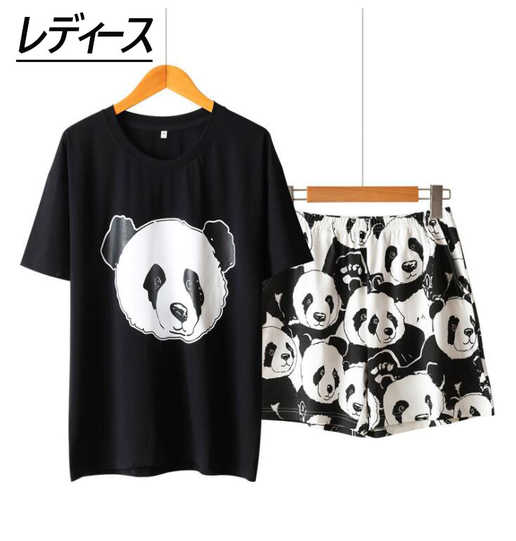 カップルお揃いパジャマ パンダ柄 ルームウェア...の紹介画像2