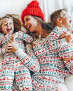 親子ペアルックパジャマ クリスマスコスチューム 親子ペアルームウェア 家族部屋着 親子パジャマ クリスマス風パジャマ クリスマスパーティー ストライプ 子供パジ...