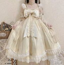 ロリータワンピース 可愛いロリータ服 ジャンパースカート 甘ロリータ 甘ロリ お姫様ワンピース プリンセスドレス 華やか 華麗ドレス Lolita 可愛い ワン...