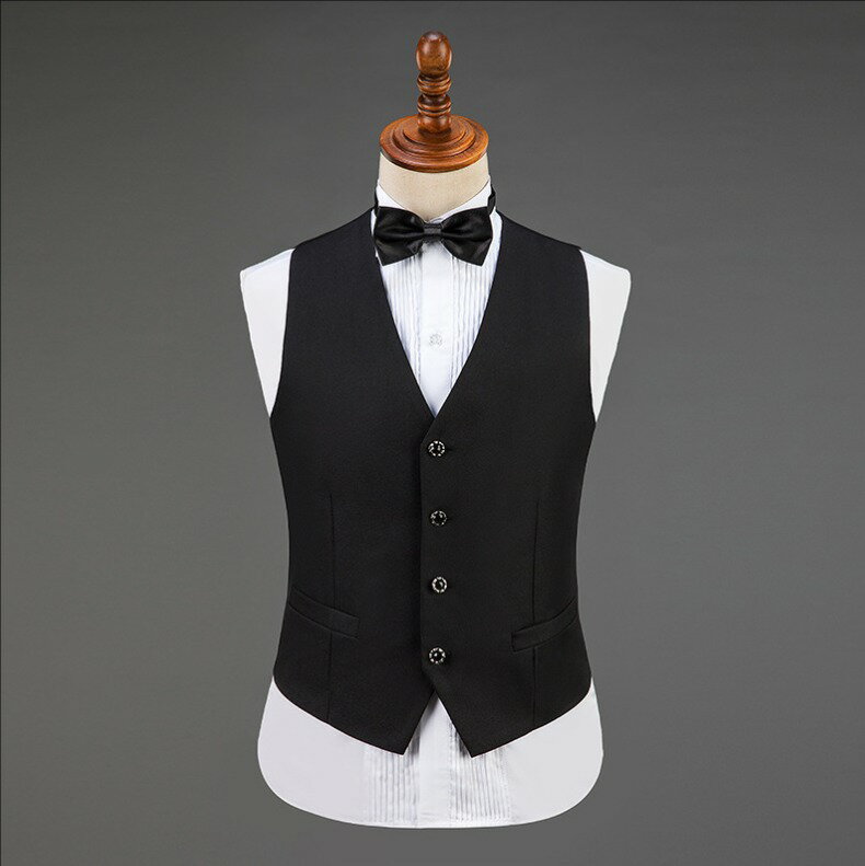 メンズスーツベスト 礼服 フォーマルジレ 結婚式 ウェディングスーツ 舞台衣装 舞台スーツ メンズベスト 前撮り 後撮り ステージ衣装 コント 舞台劇 漫才 余興 司会者 忘年会 音楽会指揮者 パーティー クラブ ホスト 結婚式 4色