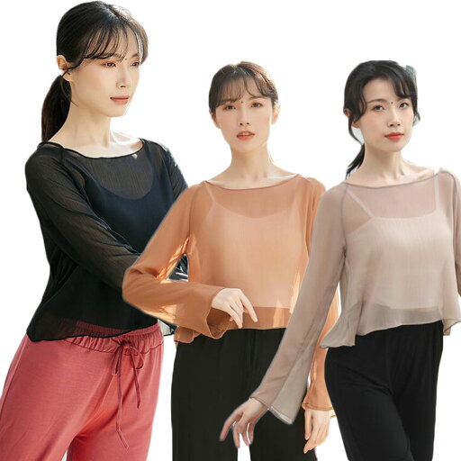 ダンストップス レディースブラウス ダンス衣装 シースルー 透け感 ボートネック 長袖 ダンスウェア ゆったり レッスン着 細見え 夏練習着 ヨガ服 リラックスヨガ お家ヨガ モダンバレエ/古典ダンス/モダンダンス/新体操/ヨガ/バレエダンス 13色 ダンストップス レディースブラウス ダンス衣装 シースルー 透け感 ボートネック 長袖 ダンスウェア ゆったり レッスン着 細見え 夏練習着 ヨガ服 リラックスヨガ お家ヨガ モダンバレエ/古典ダンス/モダンダンス/新体操/ヨガ/バレエダンス 13色