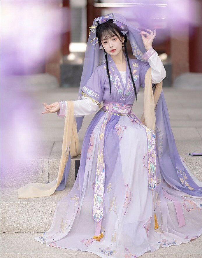 中華古代服 中華服 漢服 唐装 華流衣装 夏着 チャイナ服 中華風 無地 チャイナ風 ...