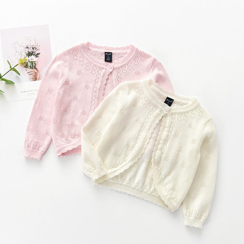 女の子カーディガン 可愛いカーディガン 女の子ポレロ ニットカーディガン 綿生地 ワンボタン 長袖 ク..