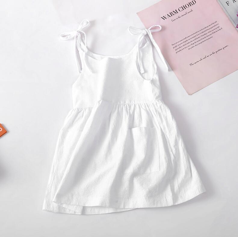 子どもワンピース ジャンパースカート ベビー服 夏服 リネンワンピース 綿麻 女の...