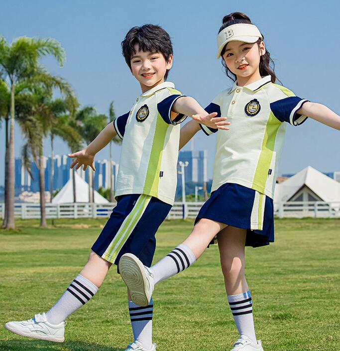 Rakuten - 子供制服 学生制服 幼稚園制服 夏制服 スポーツ服 女の子 男の子 セットアップ服 可愛い 上下セット ジャージーセット 子供服 発表会 卒業式 入学式 小学生 合唱団 運動会 イベント 学園祭 Tシャツ+短パン/スカート+アウター+ロンパン 100cm-180cm