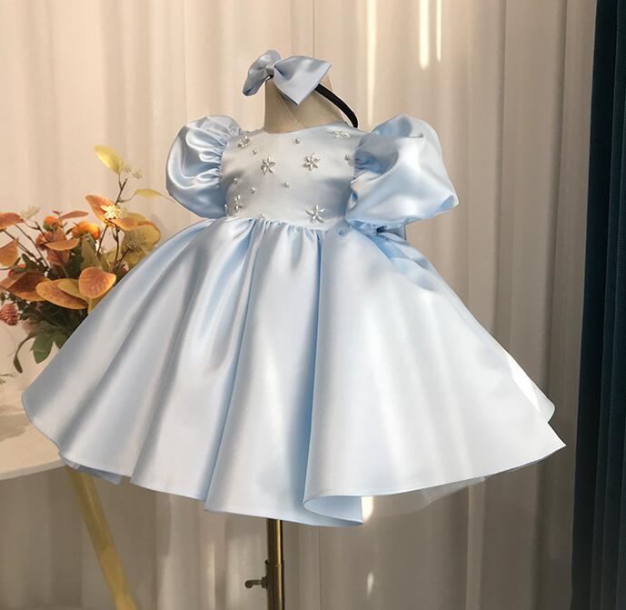 樂天商城 - キッズドレス 女の子プリンセスワンピース 子供ドレス 半袖お姫様ドレス 子供フォーマルドレス キッズ フレアワンピース レトロ調 ツルツル 合唱団 舞台衣装 発表会 演奏会 音楽会 誕生日会 結婚式 ウェディング イベント パーティードレス 七五三 写真撮影 80cm-130cm