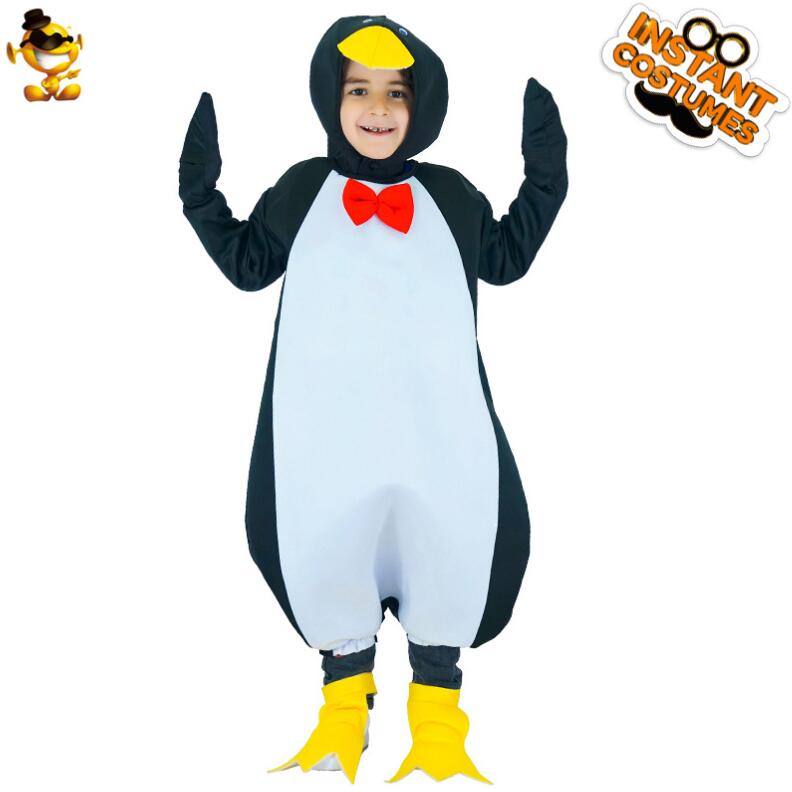 Rakuten - 子供コスプレ衣装 キッズハロウィン衣装 コスチューム式 動物コスチューム ペンギン cosplay 舞台衣装 仮装 舞台劇 イベント 変装 学園祭 舞台衣裳 なりきり お芝居衣装 ハロウィンパーティー イベント