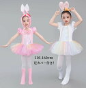 5点セット 子供 ダンスドレス 兎ちゃん コスプレ 衣装 女の子 動物 コスチューム 半袖 ショー丈 ワンピース チュチュスカート ボリューム ふわふわ ステージ ダンス ワンピース 耳カチューシャ 靴下 足カバー うさぎ 演出服 白 110-160 イベント 発表会 運動会 団体服 舞台服