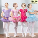 子どもバレエ衣装 チュチュドレス ワンピース ショート丈 半袖 長袖バレエドレス ダンス衣装 子供&ジュニア用 バレエウェア 初心者 女の子 キッズ 団服 練習着 レッスン着 舞台衣装 イベント 発表会 学園祭 ステージ衣装 ダンスウェア 練習着 舞台チュチュ 110-160 4色